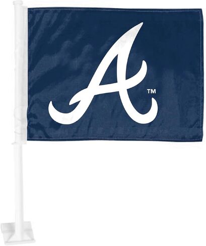 FANMATS MLB - علم سيارة Atlanta Braves مقاس كبير قطعة واحدة 11 بوصة × 14 بوصة in Saudi Arabia