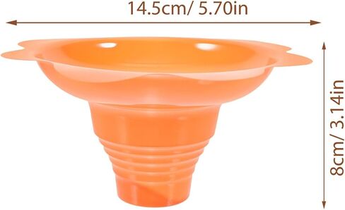100pcs Disposable Plastic Ice Cream Cups 4oz 250ml Orange Flower-shaped Bowls Multi-function Dessert Cups for Yogurt Pudding and Shaved Ice in Saudi Arabia