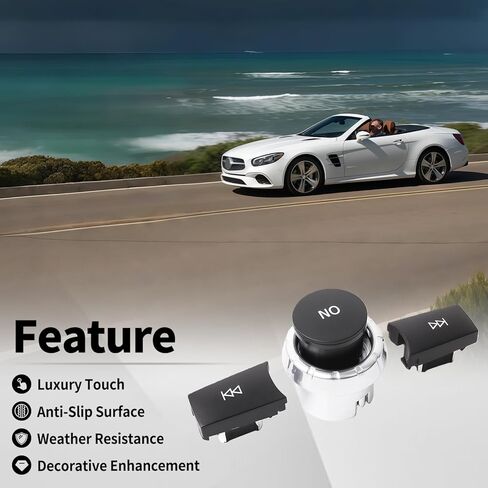 Multimedia Control Knob Switch – COMAND Audio Controller Replacement for Mercedes-Benz E-Class C-Class GLK ML CLA GLA CLS (A 2129006027) in Saudi Arabia