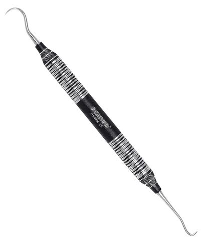 Pomee USA 711-708 OC Onyx Collection Towner Scaler #15/30, 9.5mm Ultra-Light Hollow Handle, BÖHLER N664 Alloy, Black Titanium Nitride (TiN) Coated, Corrosion-Resistant & Autoclavable | Pomee USA in Saudi Arabia