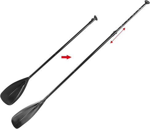 Boating Kayaking Surfing Paddle 2-Part Aluminum Adjustable Stand Up Paddle for Any Type of Board in Saudi Arabia