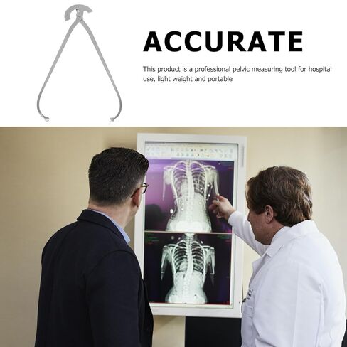 Zerodeko Pelvic Measuring Caliper Stainless Steel Internal and External Diameter Ruler Obstetric Tool for Pregnant Women Hospital Supply in Saudi Arabia