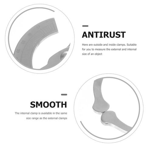 Zerodeko Pelvic Measuring Caliper Stainless Steel Internal and External Diameter Ruler Obstetric Tool for Pregnant Women Hospital Supply in Saudi Arabia