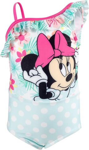 Disney Minnie Mouse UPF 50+ One Piece Bathing Suit Infant to Big Kid Sizes (12 Months - 14-16) in Saudi Arabia