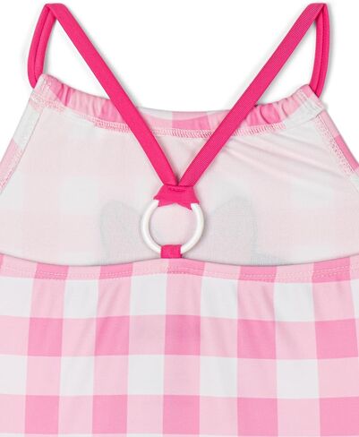 Disney Minnie Mouse UPF 50+ One Piece Bathing Suit Infant to Big Kid Sizes (12 Months - 14-16) in Saudi Arabia