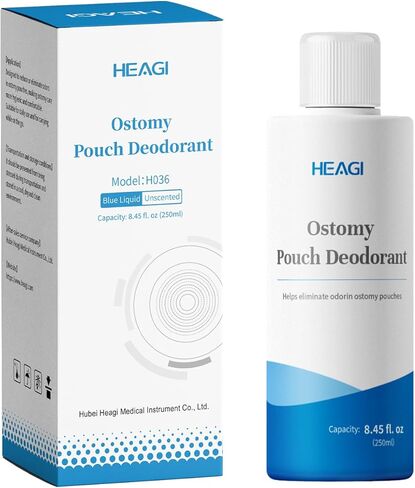 قطرات مزيل الرائحة لأكياس فغر القولون، قطرات الفغرة، مستلزمات الفغرة، معادل الرائحة، غير معطر، زجاجة 8.5 أونصة in Kuwait