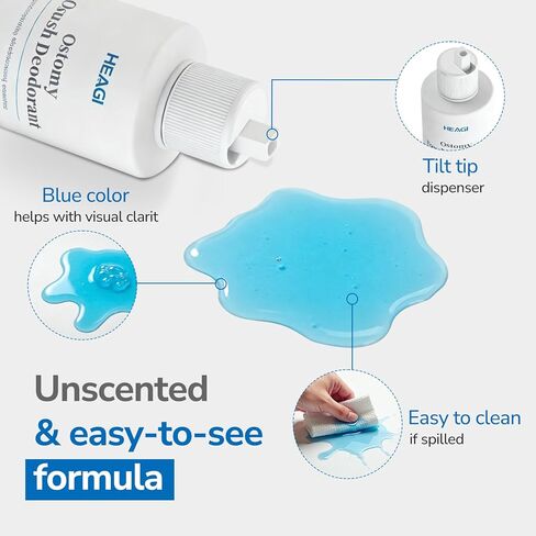 قطرات مزيل الرائحة لأكياس فغر القولون، قطرات الفغرة، مستلزمات الفغرة، معادل الرائحة، غير معطر، زجاجة 8.5 أونصة in Kuwait