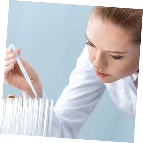 SAFIGLE 205pcs 3ml Graduated Plastic Pipettes with 5pcs Funnels, Disposable Laboratory Transfer Droppers 150mm Length for Chemistry, Liquid Handling and Lab Experiments in Saudi Arabia