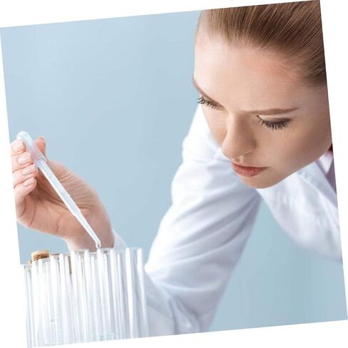 205pcs 3ml Graduated Plastic Dropper Pipettes with 5 Small Funnels, Disposable Transfer Pipettes for Laboratory, Chemistry, and Medical Use in Saudi Arabia