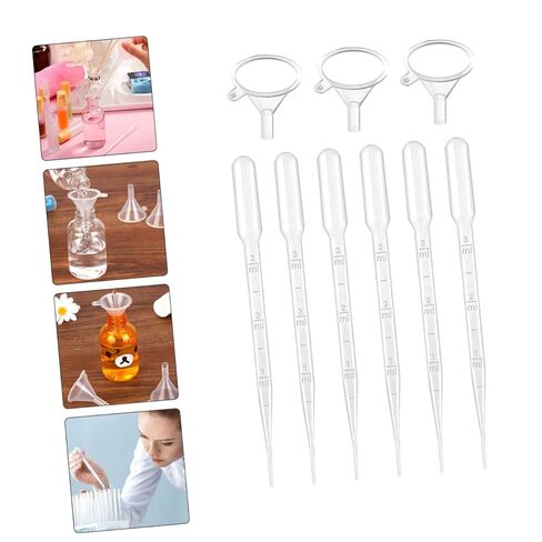 205pcs 3ml Graduated Plastic Dropper Pipettes with 5 Small Funnels, Disposable Transfer Pipettes for Laboratory, Chemistry, and Medical Use in Saudi Arabia
