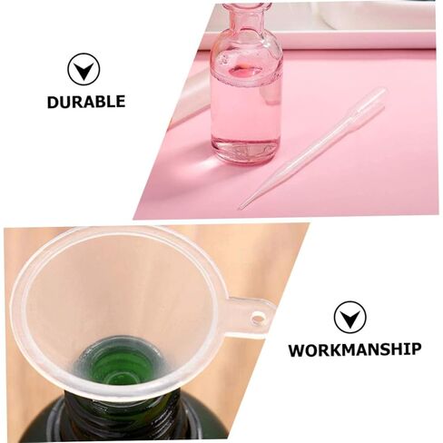 205pcs 3ml Graduated Plastic Dropper Pipettes with 5 Small Funnels, Disposable Transfer Pipettes for Laboratory, Chemistry, and Medical Use in Saudi Arabia