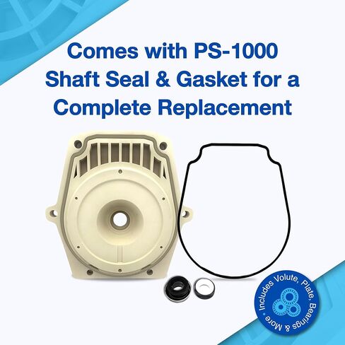 777009 Pump Seal Plate Kit with Gasket & PS-1000 Shaft Seal – 5/8 Inch Mechanical Seal – Replaces 074564 – Pool Pump Wet End Repair in Kuwait