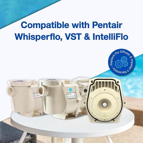 777009 Pump Seal Plate Kit with Gasket & PS-1000 Shaft Seal – 5/8 Inch Mechanical Seal – Replaces 074564 – Pool Pump Wet End Repair in Kuwait