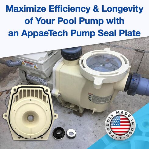 777009 Pump Seal Plate Kit with Gasket & PS-1000 Shaft Seal – 5/8 Inch Mechanical Seal – Replaces 074564 – Pool Pump Wet End Repair in Kuwait