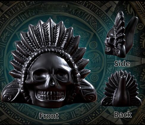 Screaming Aztec Death Whistle Loudest 125+ Decibels Loudest Screaming Death Whistle Mayan Culture Skull Azteca War Silbato Aztec Bagpipes Scary Human Screams For Halloween, Collection & Horror Decor in Kuwait