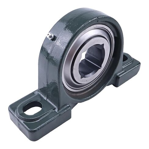 JEENDA 1-1/2 بوصة محمل قرصي مربع GW211PPB3 2-Bolt وسادة كتلة قاعدة مسطحة in Saudi Arabia