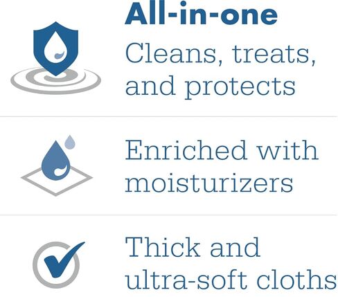 مناديل كريمية كومفورت شيلد باريير - 3 عبوات مناديل مبللة كبيرة للبالغين - ماركة سيج in Kuwait