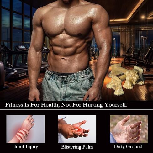 Tiger Power,Wood Pushup Bars Non-Slip Base Exercise Home. in Kuwait