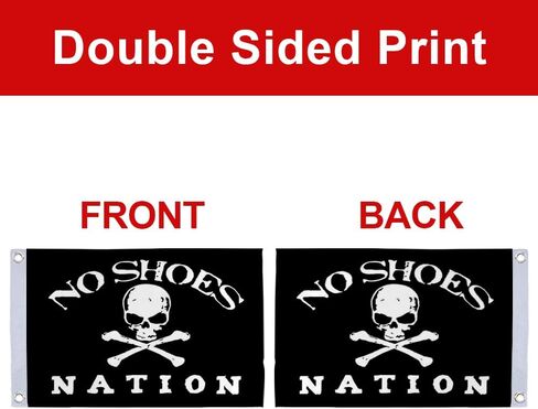 علم Bayyon صغير مزدوج الجوانب بدون أحذية - 30.48 سم × 45.72 سم بوصة قارب دراجة نارية يخت قارب دراجة علم سيارة مع حلقتين نحاسيتين in Kuwait