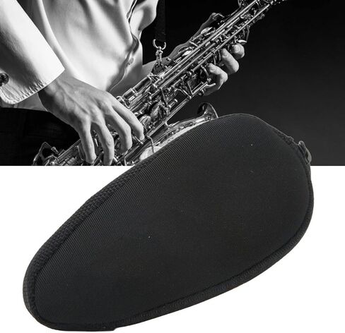 Saxophone Mouthpiece Pouch, Clarinet Trombone Mouthpiece Storage Bag Trumpet Mouthpiece Case Black in Saudi Arabia