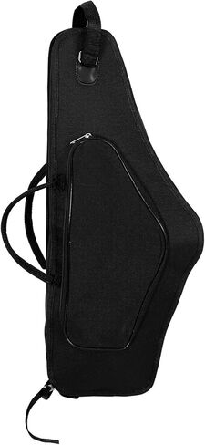 SUPVOX Alto Saxophone Case Waterproof Shockproof with Shoulder Straps, Portable Double Backpack Style Saxophone Storage Bag for Alto Sax, Black in Saudi Arabia