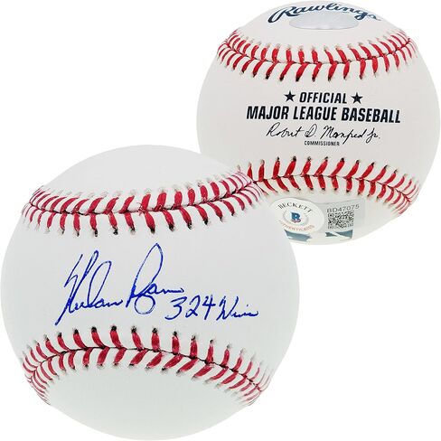 نولان ريان مسؤول موقع M.L.B Baseball Rangers "324 فوز" Beckett BAS Stock #201273 in Kuwait