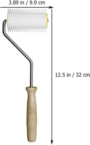 Professional Propolis Collector Hand Tool with Roller Structure for Beekeeping Supplies, Curved Tip Propolis Collection Tool for Efficient Immune Support Extraction in Saudi Arabia