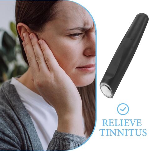 Electric Acupuncture Pen- 6.3 Inch Portable Innitus Relief Device for Ear Discomfort, Pain, Plug& Ear Care Massaging Tool (Without Battery） in Saudi Arabia