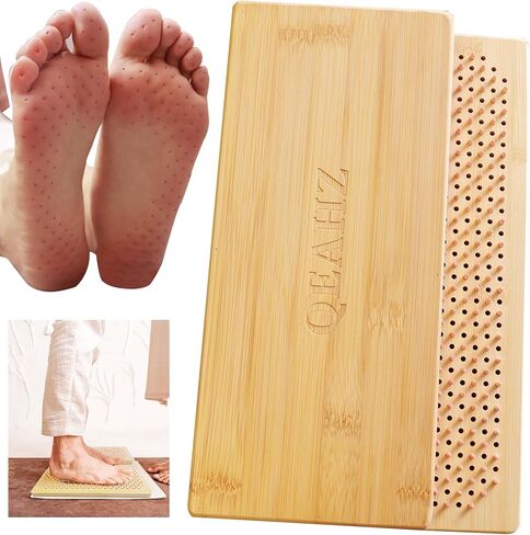 Sadhu Board - Copper nails, 10mm, Large Size, For beginners, Wooden boards for feet, for Yoga and Meditation, Bamboo in Saudi Arabia