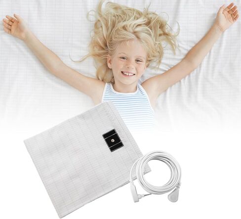 Grounding Sheet, Grounding Bed Sheets with Connection Cord, Grounding Sheets with Silver Fiber for Better Sleep (White, 35×90inch) in Kuwait