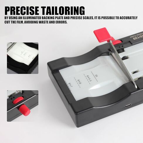 35mm Film Cutter 135 120 Slide Film Darkroom Cutting Tool Universally Backlight Cutter for Precise Cutting in Saudi Arabia