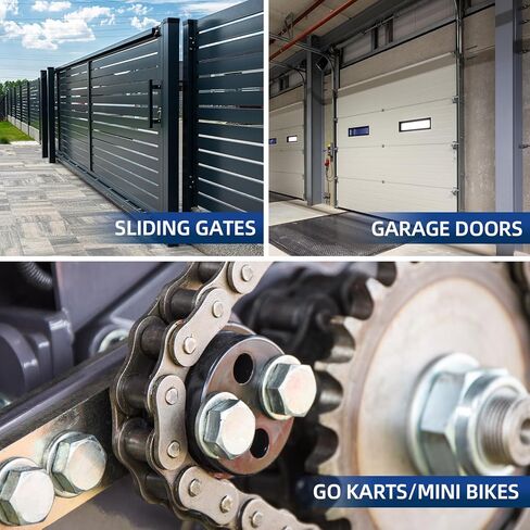 #60 Roller Chain, 10 Feet Carbon Steel Chain with 2 Free Connecting Links in Kuwait