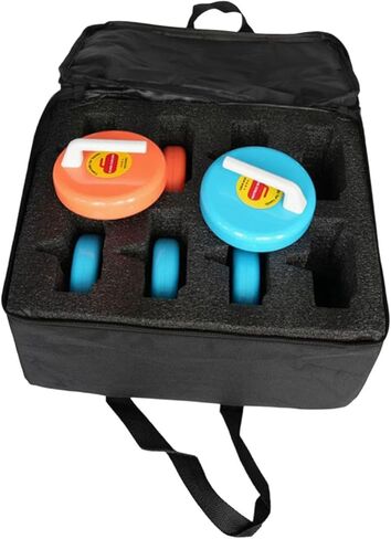 YIJU 8X Kids Curling Game Winter Sports Equipment with Storage Bag for Team Building, Party Classroom in Kuwait