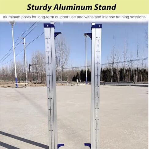 Portable High Jump Standards Pole for Track and Field, Moveable Base High Jump Stand 30-230cm, Athletic Jumping Training Equipment in Kuwait