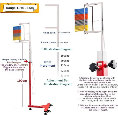 Maximize Your Leap – Safe Adjustable Jump Trainer with Stainless Steel & Anti-Slip Base, Rounded Corner Design for Home, Kids, Basketball Practice and Fitness Workouts in Saudi Arabia