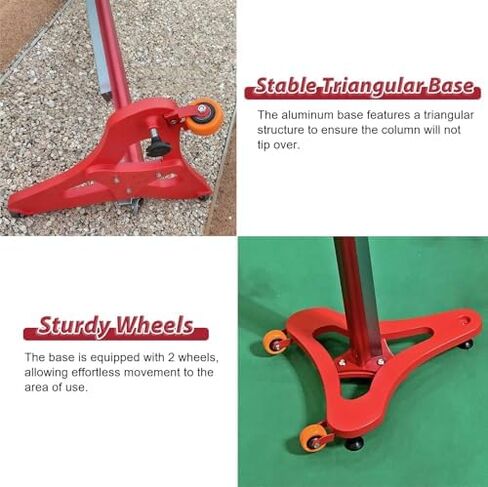 Moveable High Jump Standards for High School, Portable Track & Field Jumping Aluminum Posts, Centimeter Scale High Jumping Tester in Kuwait