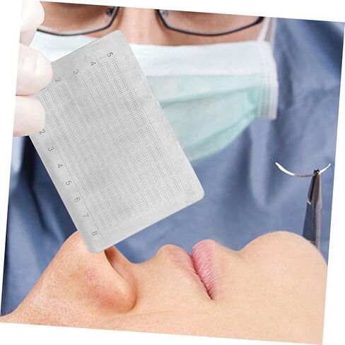 لوح تقطيع تجميل الأنف على الوجهين، أداة قياس الأنف، لوح ميزان طبي لنحت الأنف لإجراءات التجميل، قياس دقيق للمحترفين in Saudi Arabia