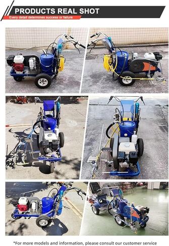 Easy Operation Cold Paint Road Marking Machine User Friendly Line Striper with Simple Control System for Small Construction Teams and Parking Lot Maintenance in Saudi Arabia