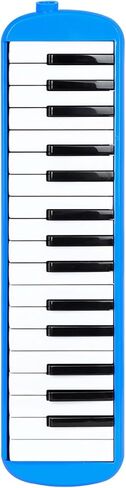 أداة Diydeg Melodica، 32 مفتاحًا للمبتدئين Melodica Student أنابيب مزدوجة لسان حال البيانو الهوائي لوحة مفاتيح موسيقية مع حقيبة حمل للمبتدئين والكبار (أزرق) in Saudi Arabia