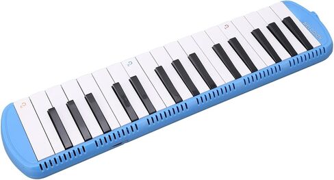 32 Keys Melodica Compact and Portable Musical Education Instrument for All Ages, BluePinkBlack (Blue) in Saudi Arabia