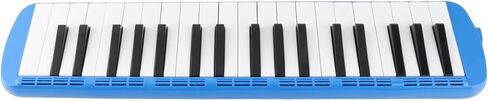 Alomejor 37 Keys Melodica with Blowpipe, Mouthpiece, Wipe Cloth, Cloth Bag, Easy to Play for Children, 18.9 X 4.3 X 2in (Black) in Saudi Arabia
