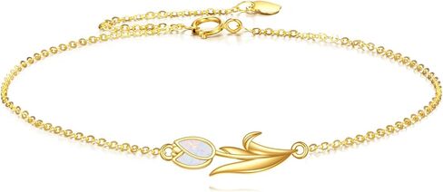 Dovran 14K سوار الذهب الصلب ديزي للنساء الحقيقي صفراء زهرة سوار المجوهرات الصيف هدايا عيد ميلاد للزوجة أمي in Kuwait