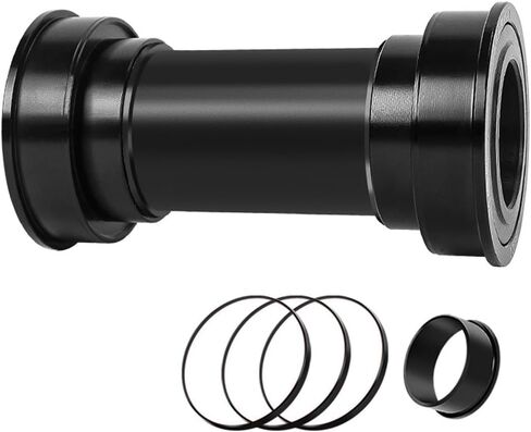 Pressfit Bottom Bracket for BB86/BB92 (41mm) | Ceramic Bearings | 24mm Axle | Includes Adapter & Spacers | Lightweight Aluminum in Saudi Arabia