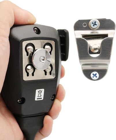 حاملات ميكروفون Mic CB Mic Hanger Clip ميكروفون مع براغي متوافقة مع Motorola Radio HLN9073B CDM1250 CDM750 GM300 M1225 GM3688 GTX800 Kenwood TK768G TK868G TM471A (10 عبوات) in Saudi Arabia