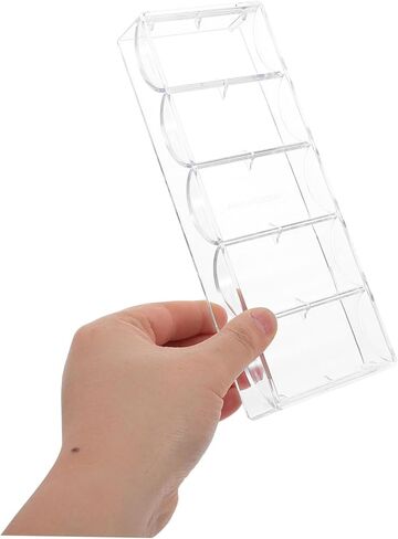 VICASKY 2 Pack Acrylic Poker Chip Trays 100 Chips Storage Organizer for Home Games in Kuwait