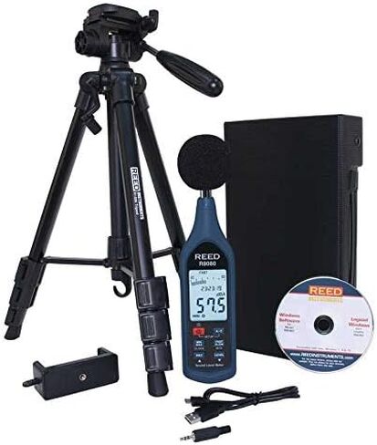 REED Instruments R8080-KIT2 Data Logging Sound Meter with Tripod Kit in Saudi Arabia