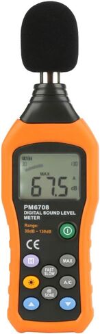 Sound Meter DB Sound Pressure Level Meter 30-130 dB Digital Decibel Audio Noise Tester with LCD Backlight Display in Kuwait