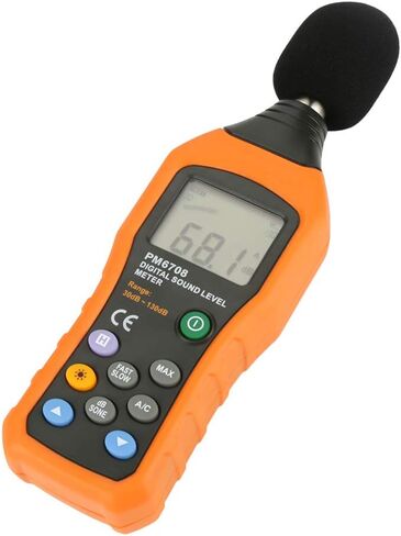 Sound Meter DB Sound Pressure Level Meter 30-130 dB Digital Decibel Audio Noise Tester with LCD Backlight Display in Kuwait