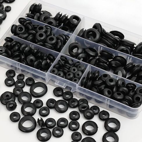260PCS / Box Double-Sided Rubber Sealing Washer O-Shape Waterproof Gaskets 7 Size M8-M11 M14-M17 in Saudi Arabia