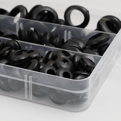 260PCS / Box Double-Sided Rubber Sealing Washer O-Shape Waterproof Gaskets 7 Size M8-M11 M14-M17 in Saudi Arabia